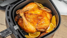 Frango assado na airfryer