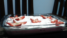 Pavê de morango especial