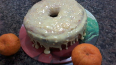 Bolo de bergamota de liquidificador