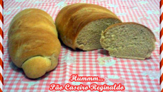 Pão caseiro facinho de fazer e comer , hummm..