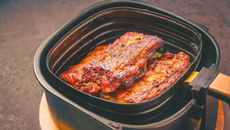 Carne de porco na airfryer