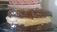 Torta de brigadeiro e branquinho rápida