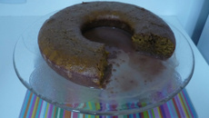 Bolo de cenoura integral sem óleo