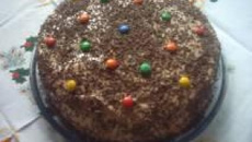 Bolo festivo de chocolate