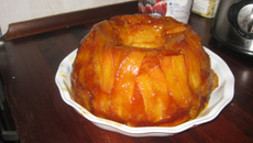 Torta de banana no liquidificador