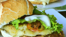 Sanduíche de pão francês