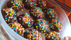 Cupcake fit de micro-ondas