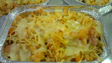 Arroz de forno gratinado