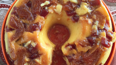 Pudim de goiabada com pão