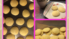 Bolacha de maizena e coco