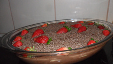 Pavê creme de chocolate