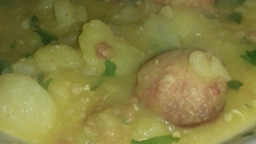 Sopa de batata deliciosa