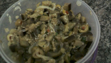 Salada de berinjela