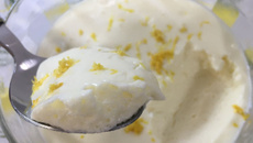 Flan de limão siciliano