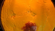 Suflê de abóbora japonesa (moranga)