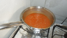 Molho de tomate light caseiro