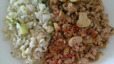 Proteína de soja com quiabo