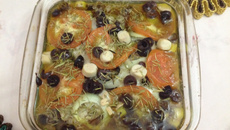 Filé de linguado à moda italiana