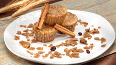 Muffin integral de maçã