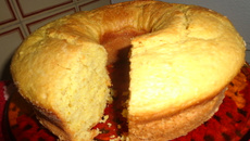 Bolo de laranja com casca diet