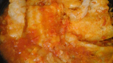 Filé de panga ao alho e azeite