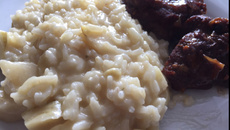 Risoto de Alcachofras Super Rápido