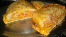 Pão enrolado e recheado fácil