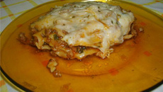 Lasanha à bolonhesa