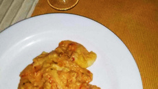 Gratinado de camarão