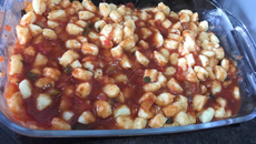 Nhoque de Batata roxa