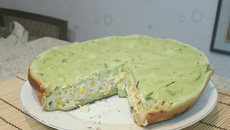 Torta de liquidificador na frigideira