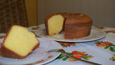 Bolo de farinha de milho da Nelsina