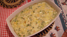 Frango cremoso com alho poró