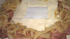 Folhado de calabresa