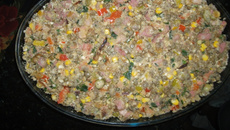 Farofa de lentilha da Lidiane