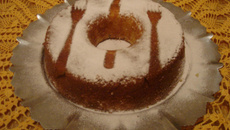 Bolo de farinha de milho flocada com mussarela