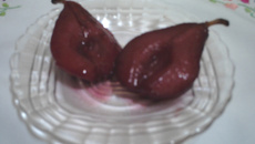 Pêras ao vinho