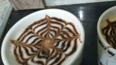 Café latte caseiro