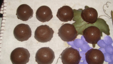 Trufa de chocolate sem leite condensado