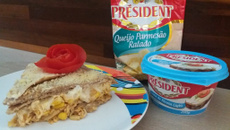 Torta de panqueca integral especial