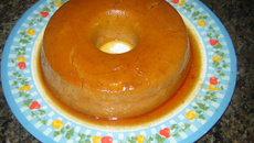 Pudim de pão da Fabi