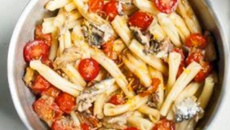 Macarrão com sardinha