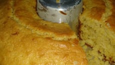 Bolo de milho com farinha de trigo