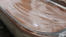 Pavê de nata e chocolate