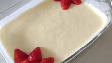 Creme amarelo da vó/creme belga