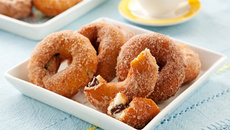 Rosquinhas com chocolate