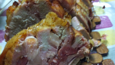 Lombo de porco recheado Vaninho