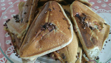 Crepe doce fácil de sanduicheira