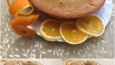 Bolo de mexerica e laranja