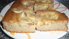 Bolo fácil de banana